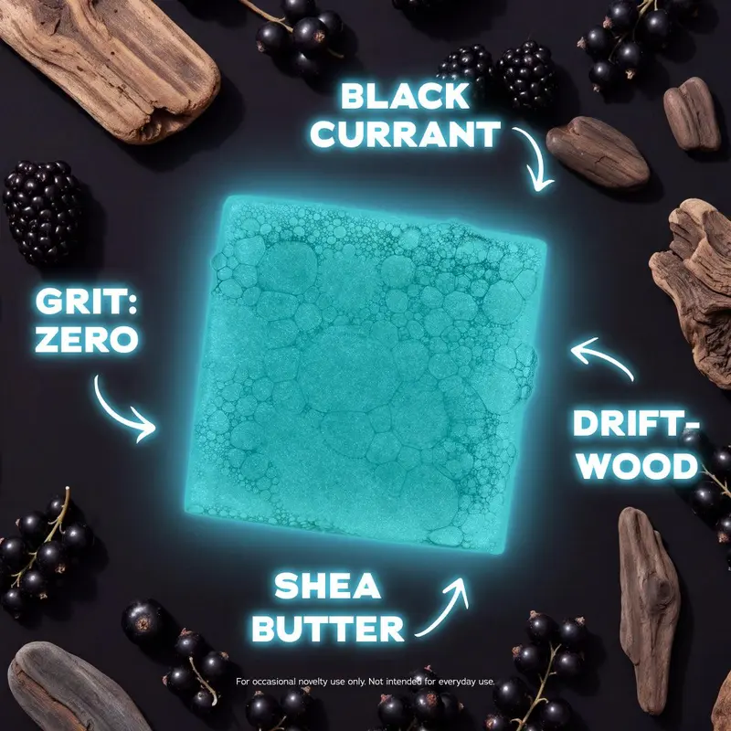 🌙  Midnight Currant Glow-in-the-Dark Soap – Deep Sea Berry Scent 