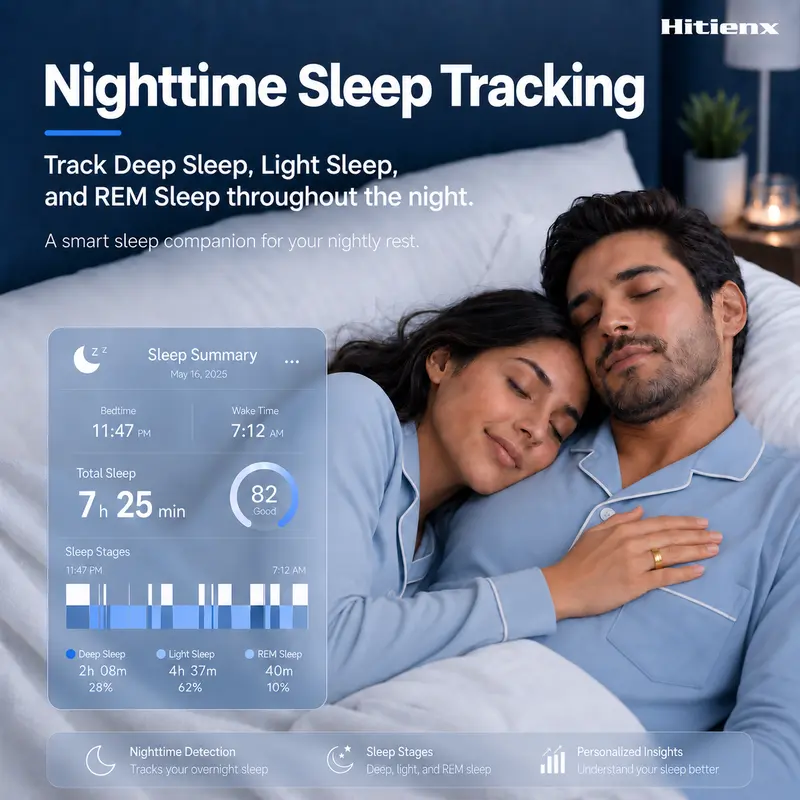💍 HITIENX Smart Ring 3 – Sleep, Heart Rate & Activity Tracker | No Subscription, iOS & Android Compatible