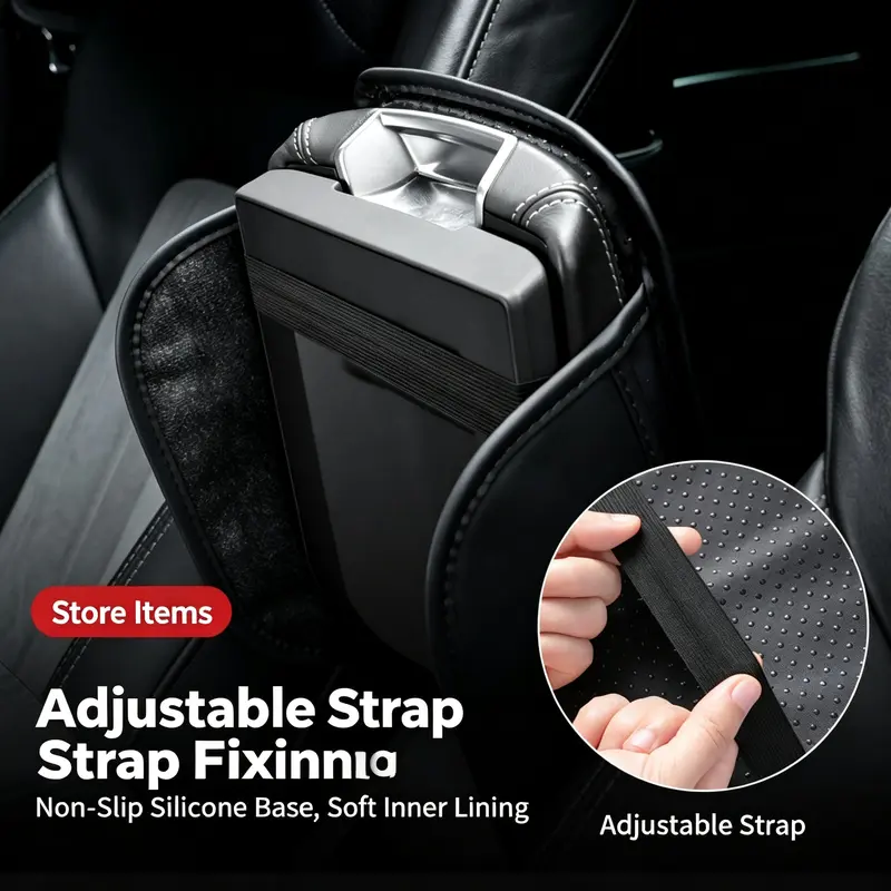 🚗 Cartivoe™ Premium Car Armrest Cushion with Hidden Storage | Universal Center Console Upgrade