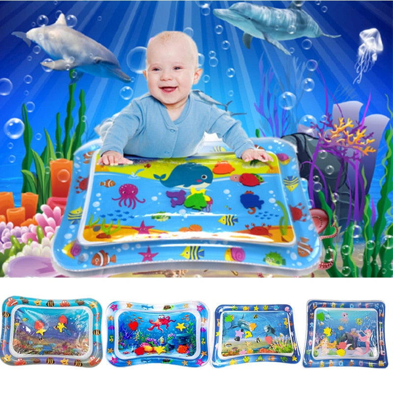 Baby Water Mat Inflatable Cushion Infant Toddler Water Mat