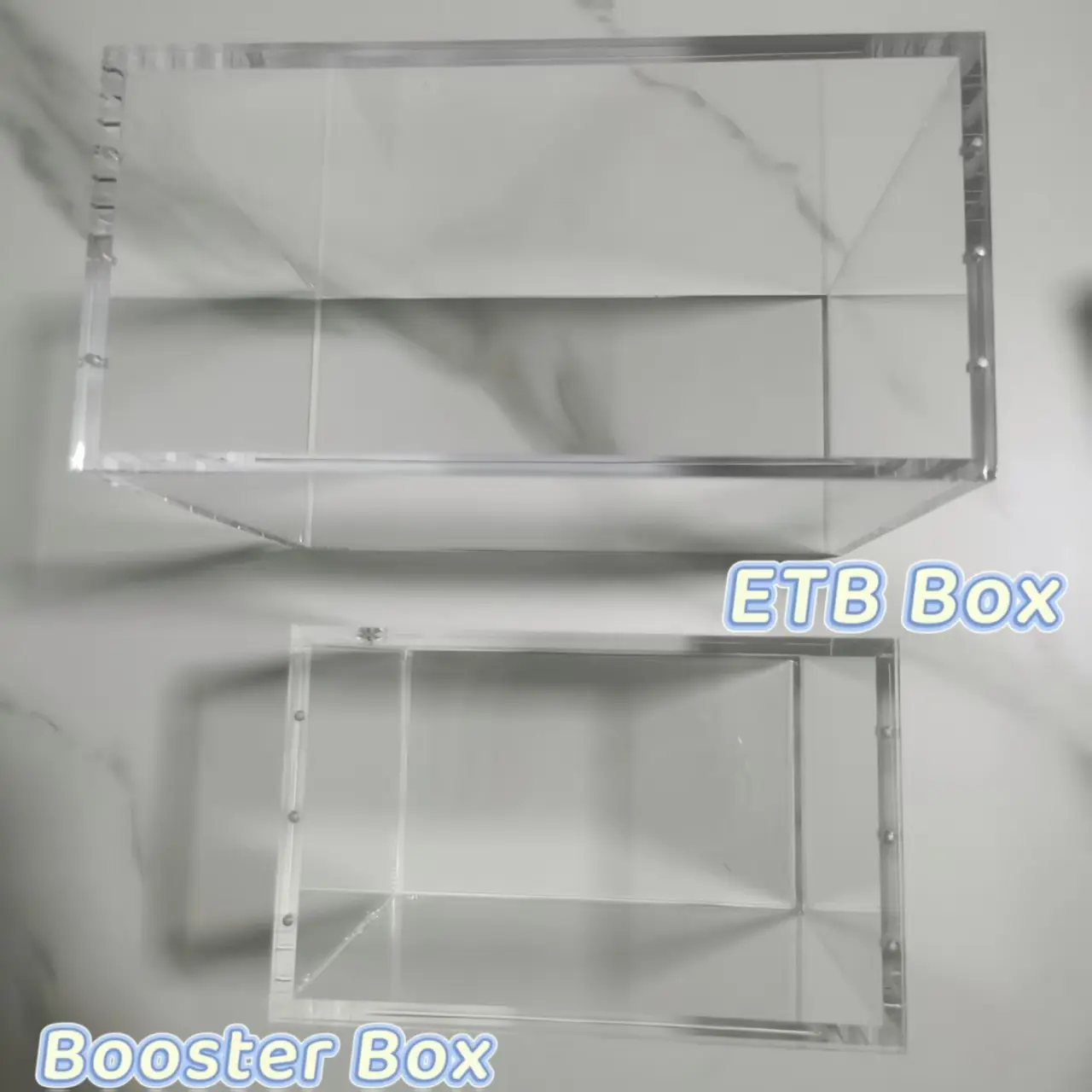 ✨ Cartivoe™ Clear Acrylic Trading Card Display Box – Premium Dustproof Collector Storage Case for Pokémon, Sports Cards & TCG Collections