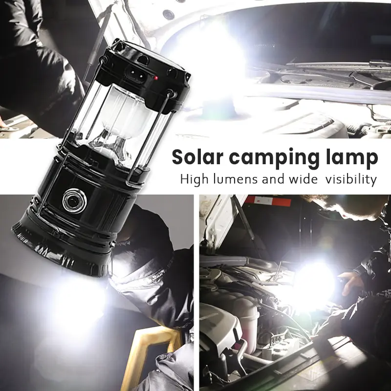 Cartivoe™ 4-Pack Collapsible LED Camping Lanterns with Solar & USB Charging 🔦☀️
