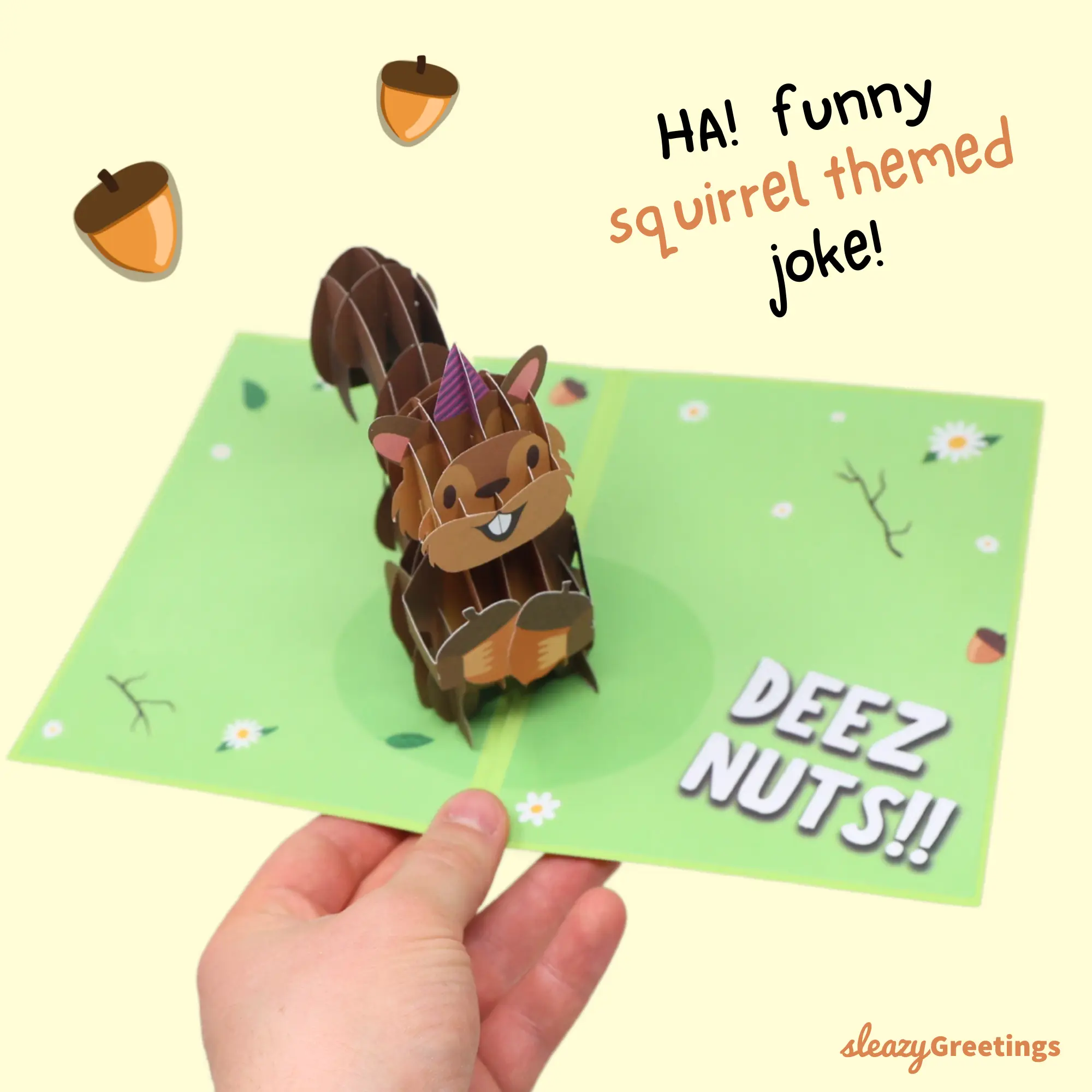 Sleazy Greetings Humorous Birthday Card, Office Stationery Cartoon & Playful Greeting Card, Sleazy Theme for Him/Her, Ideal for Birthday Wishes, Cartoon Greeting Cards, Playful Greeting Cards