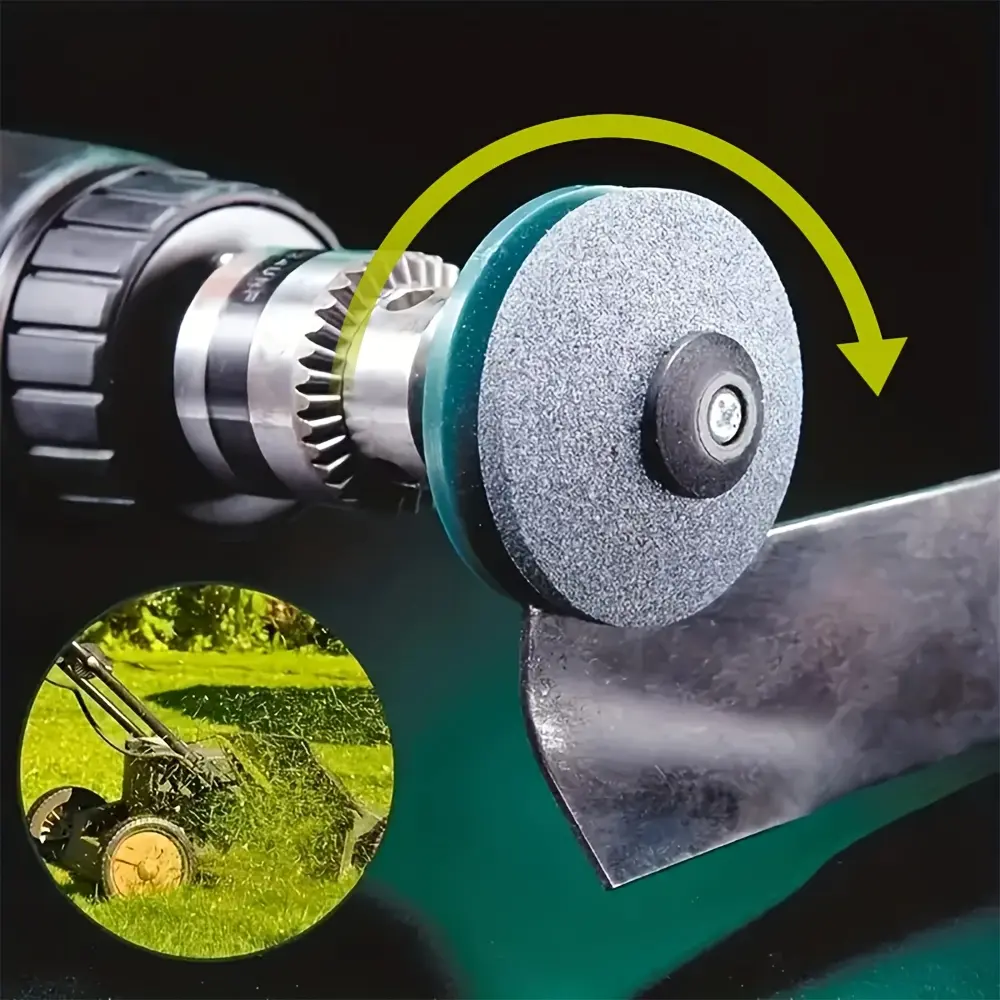 Lawn Mower Blade Sharpener Drill Attachment – Restore Dull Blades in Minutes