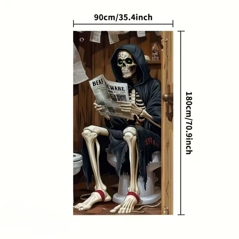 Halloween Blackout Curtains Polyester Shower-Style Panels