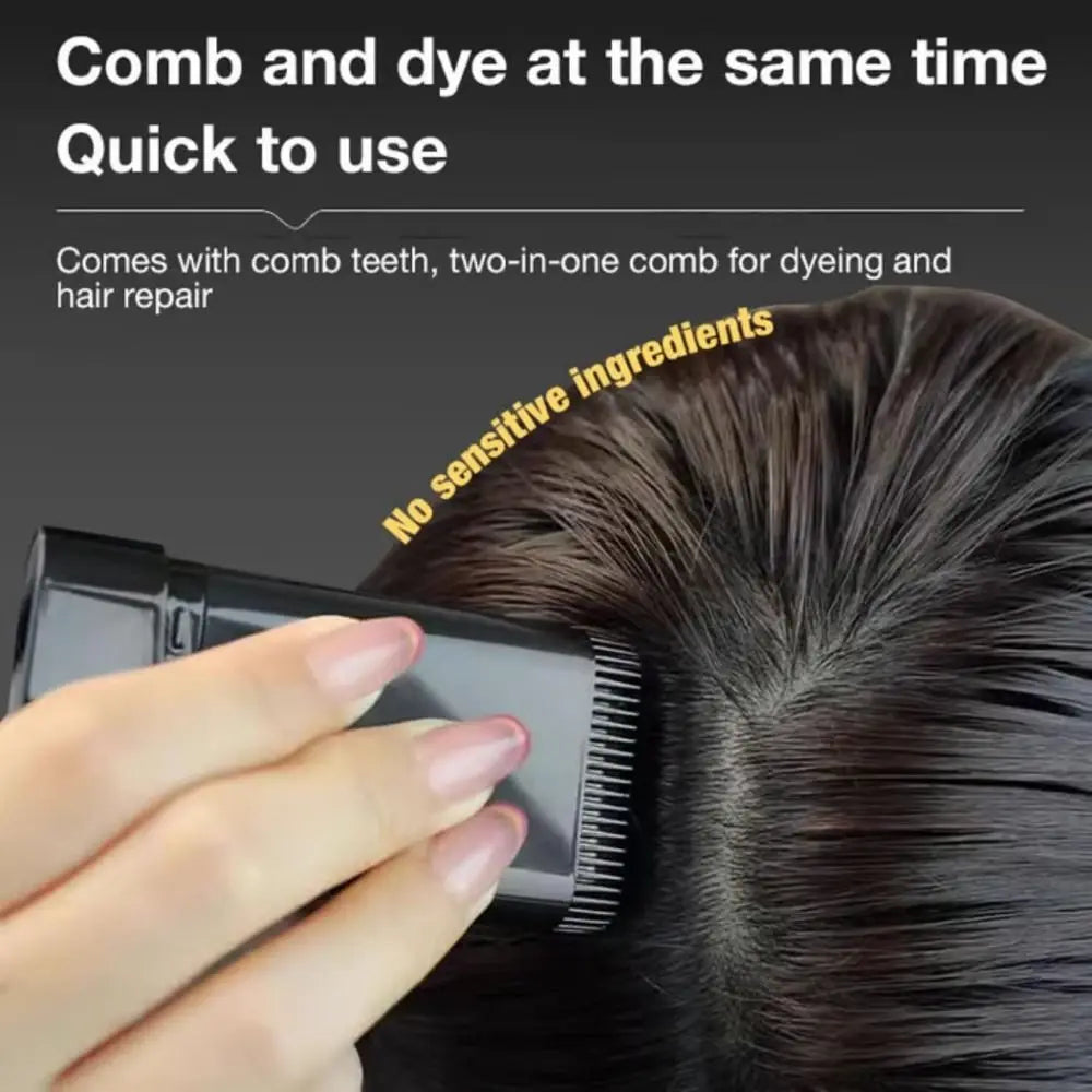 2 in 1 Water And Sweat Proof Hair Comb Dye (Limted Stock)