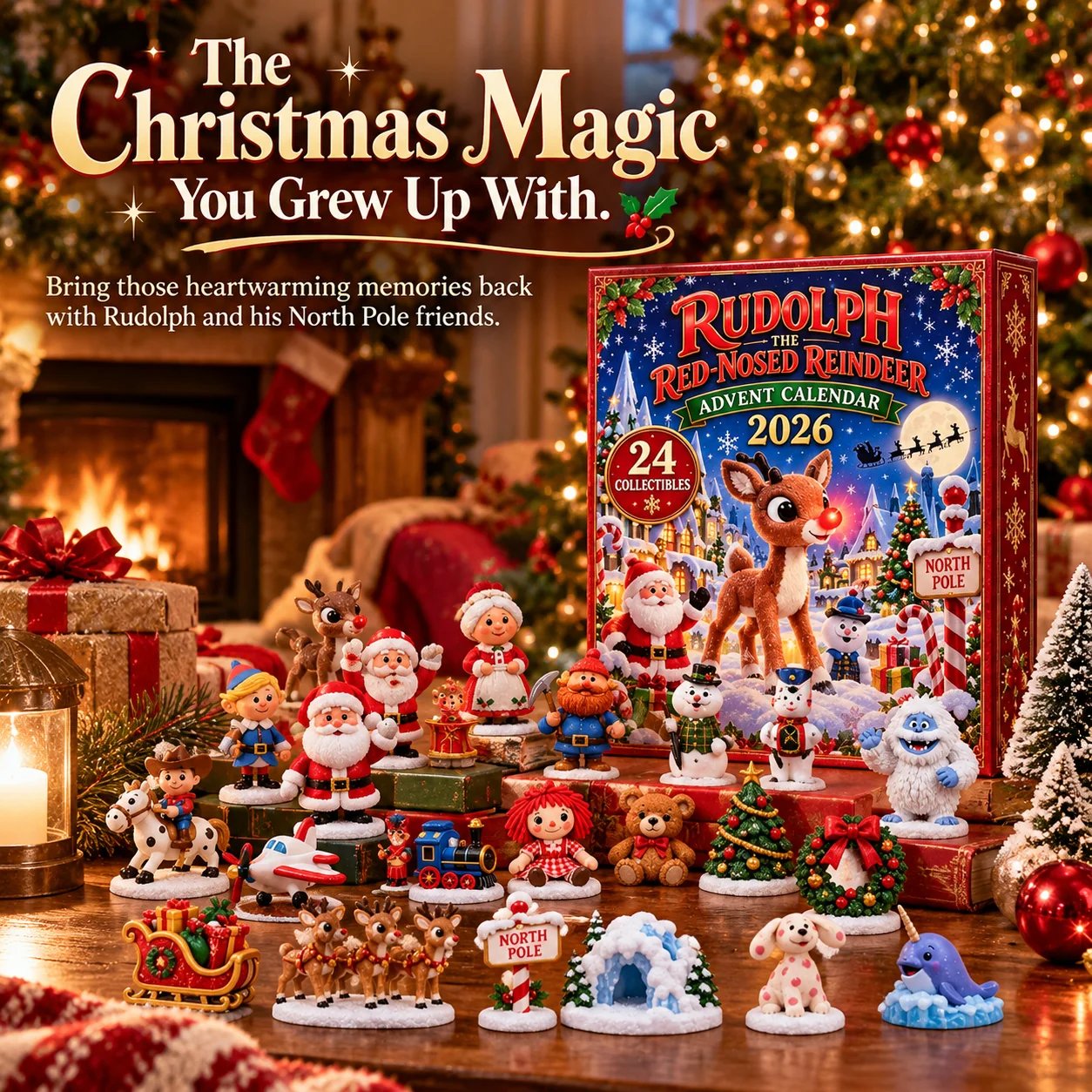 24 Days of Rudolph Christmas Magic – 2026 Advent Calendar
