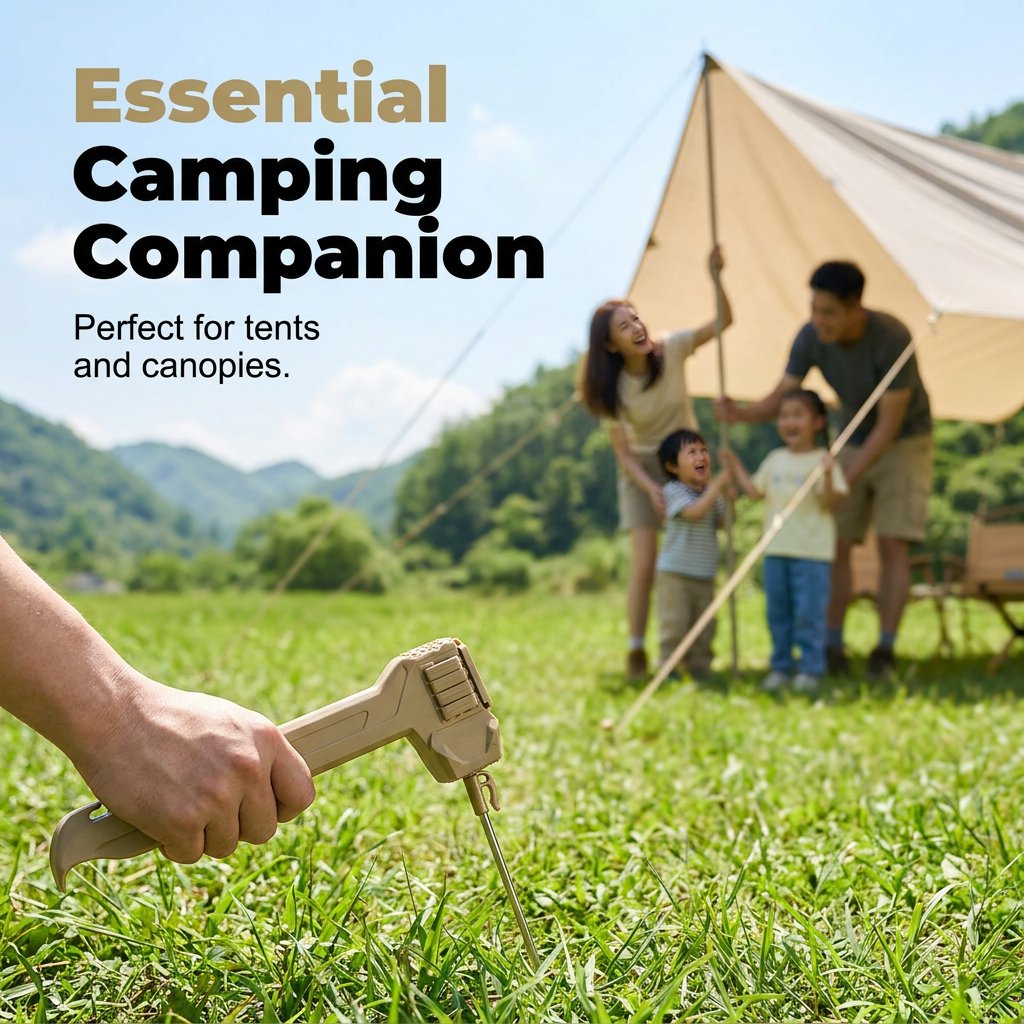 🔥HOT SALE 49% OFF🔨🏕️Multifunctional Camping Hammer & Tent Stake Puller✨