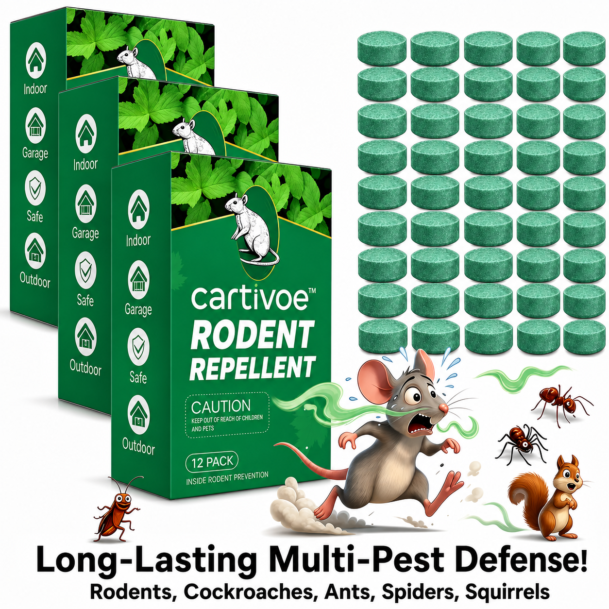 Natural Rodent Repellent Balls ,Effectively eliminates rodent pests Long-lasting effectiveness