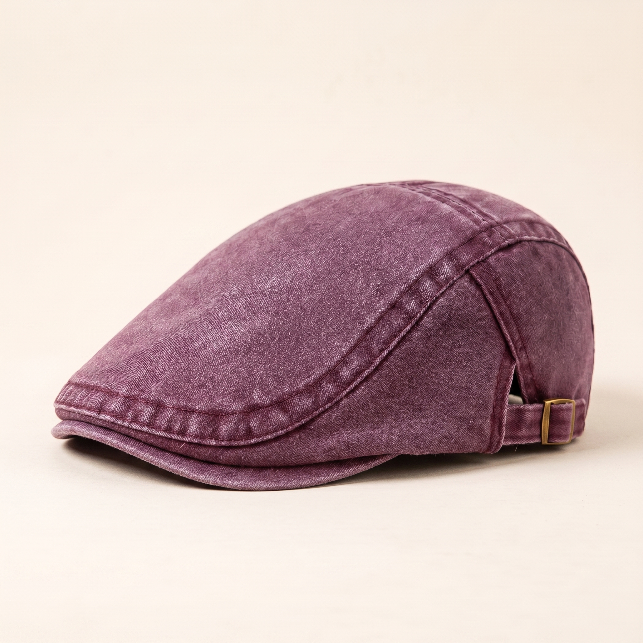 Cartivoe™ Men’s Vintage Washed Denim Flat Cap – Adjustable Classic Ivy Driving Hat 🧢