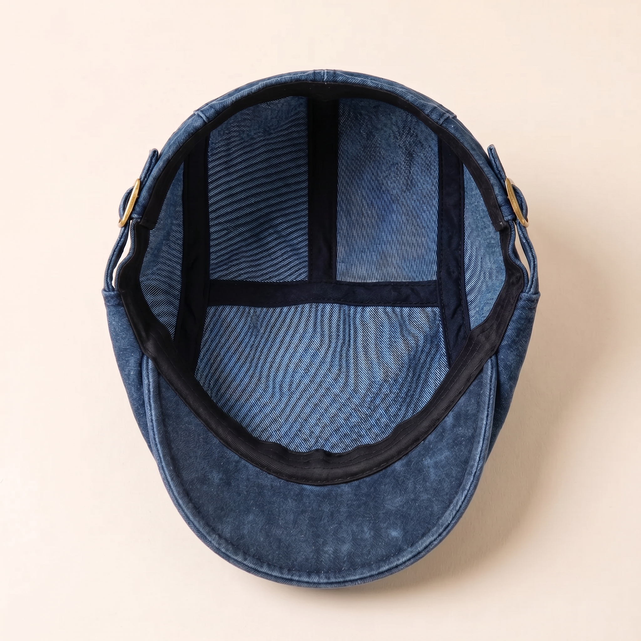 Cartivoe™ Men’s Vintage Washed Denim Flat Cap – Adjustable Classic Ivy Driving Hat 🧢