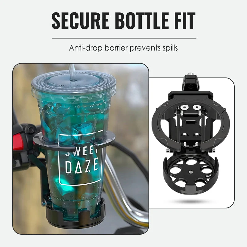 🚴‍♂️ Cartivoe™ Foldable Bike Bottle Holder – Universal Cycling Cup Holder for Water Bottles & Coffee Cups | Lightweight Space-Saving Bicycle Accessory