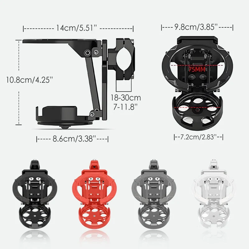 🚴‍♂️ Cartivoe™ Foldable Bike Bottle Holder – Universal Cycling Cup Holder for Water Bottles & Coffee Cups | Lightweight Space-Saving Bicycle Accessory