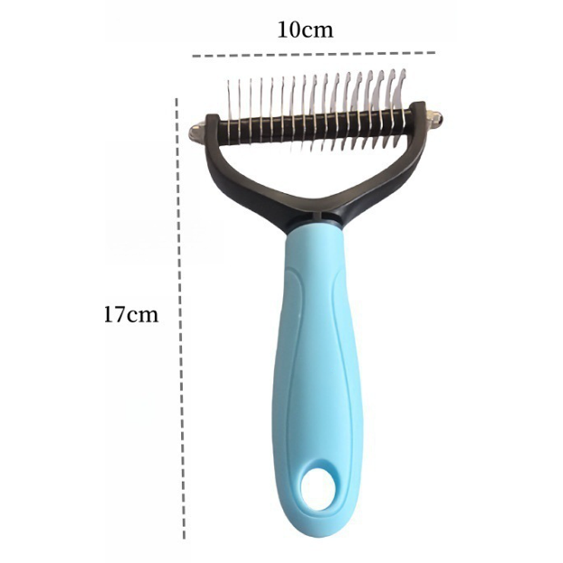 ⏰LAST DAY SALE: 🔥Dual-Sided Pet Grooming Comb for Dogs & Cats