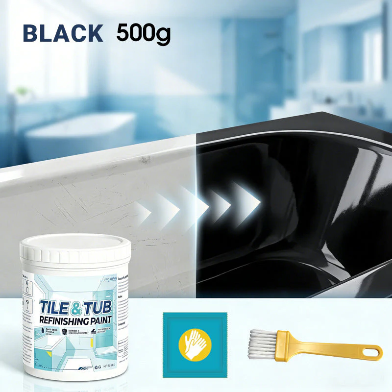 🥳2026 HOT SALE🥳💞50K+ SOLD!🛁🎨 50% OFF! Tile & Tub Refinishing Paint Kit – Waterproof, anti‑slip finish. Covers stains & cracks. Easy DIY, no pro needed. ✨🛡️
