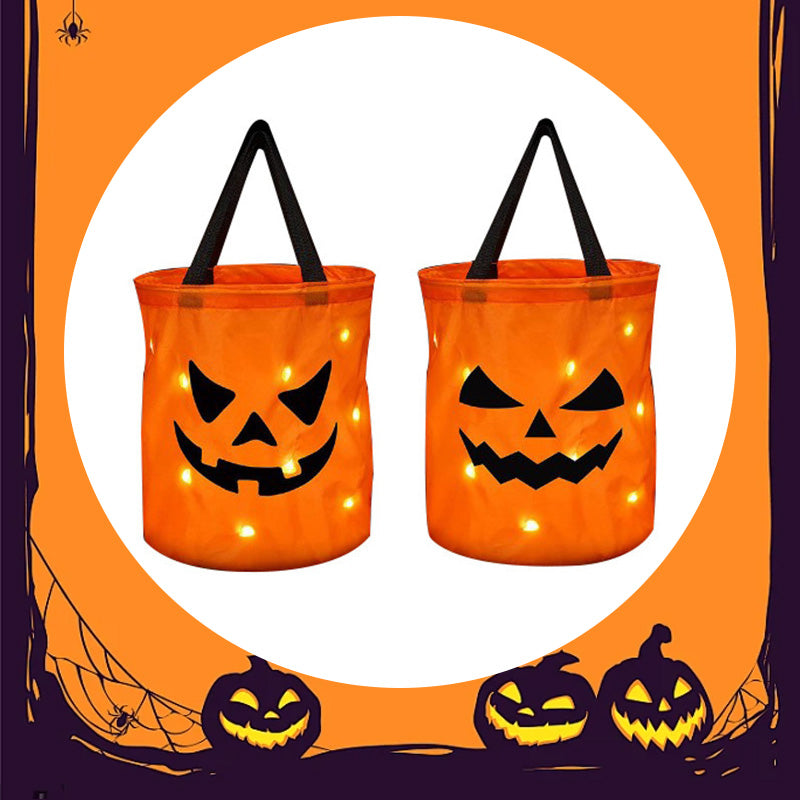 🔥 Last Day 49% OFF🎃 Halloween Glowing Pumpkin Candy Handbag