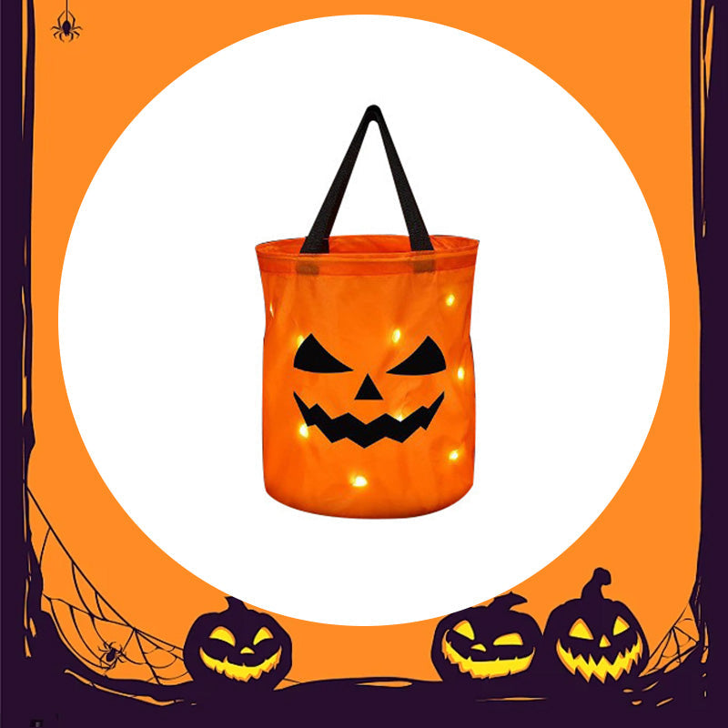 🔥 Last Day 49% OFF🎃 Halloween Glowing Pumpkin Candy Handbag
