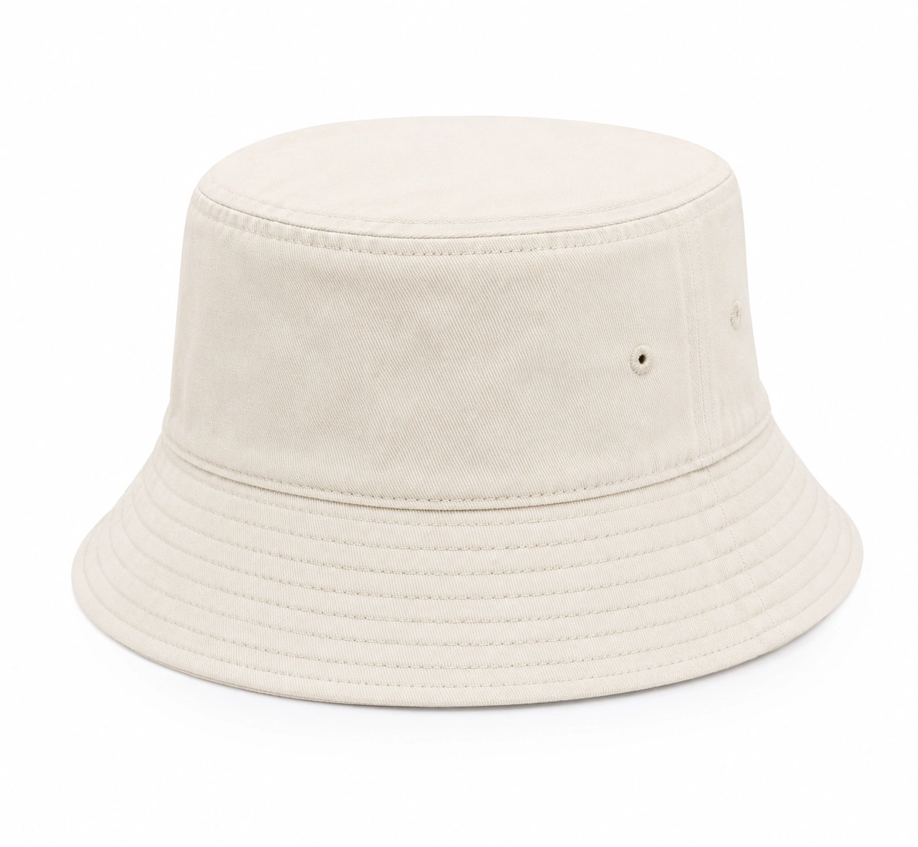 Chapeau Bob Beige Unisexe avec Œillets-cozyverix