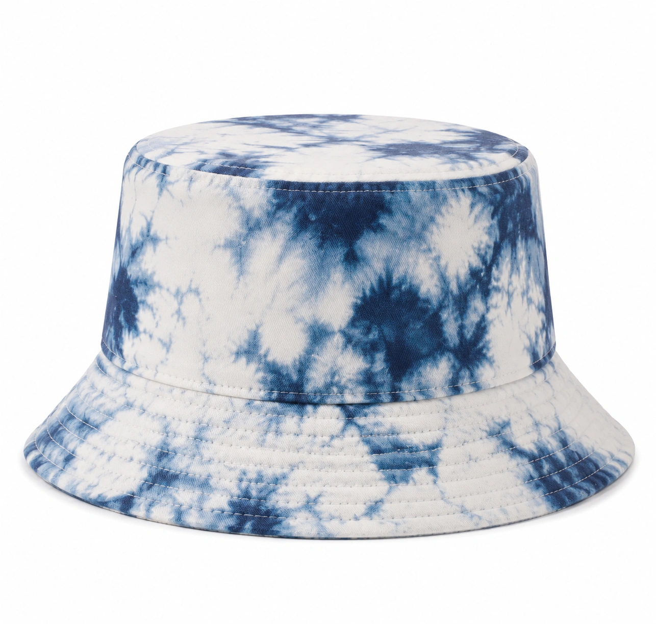 Chapeau Bob Tie-Dye Bleu/Blanc-cozyverix