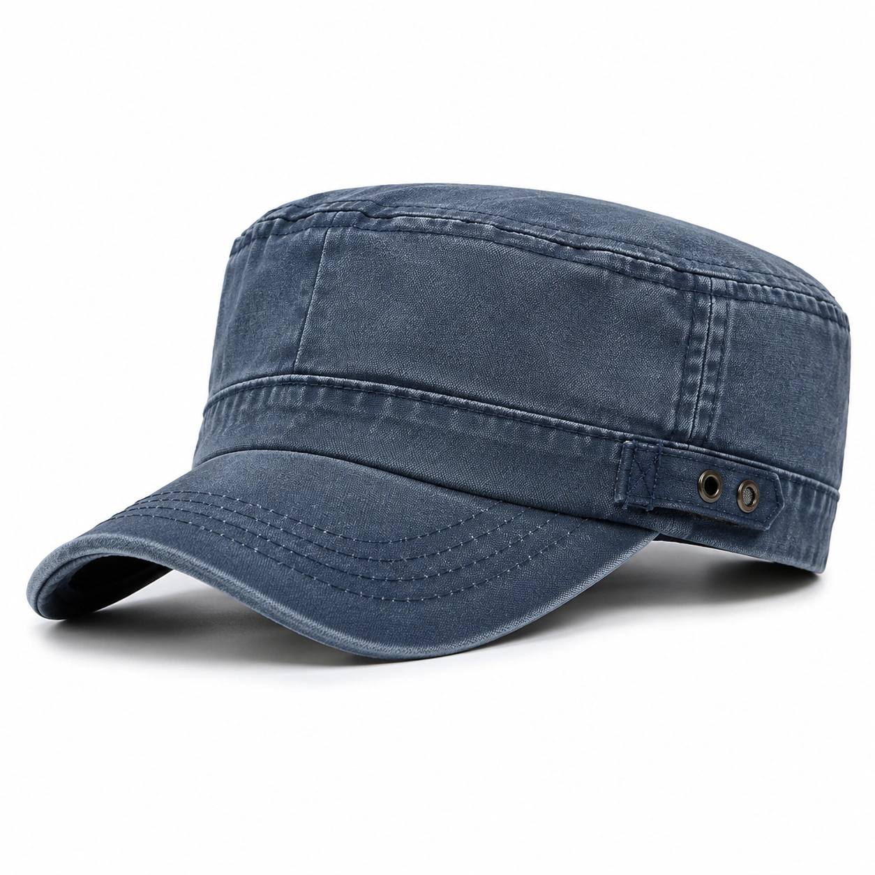Casquette Militaire Réglable Bleu-cozyverix