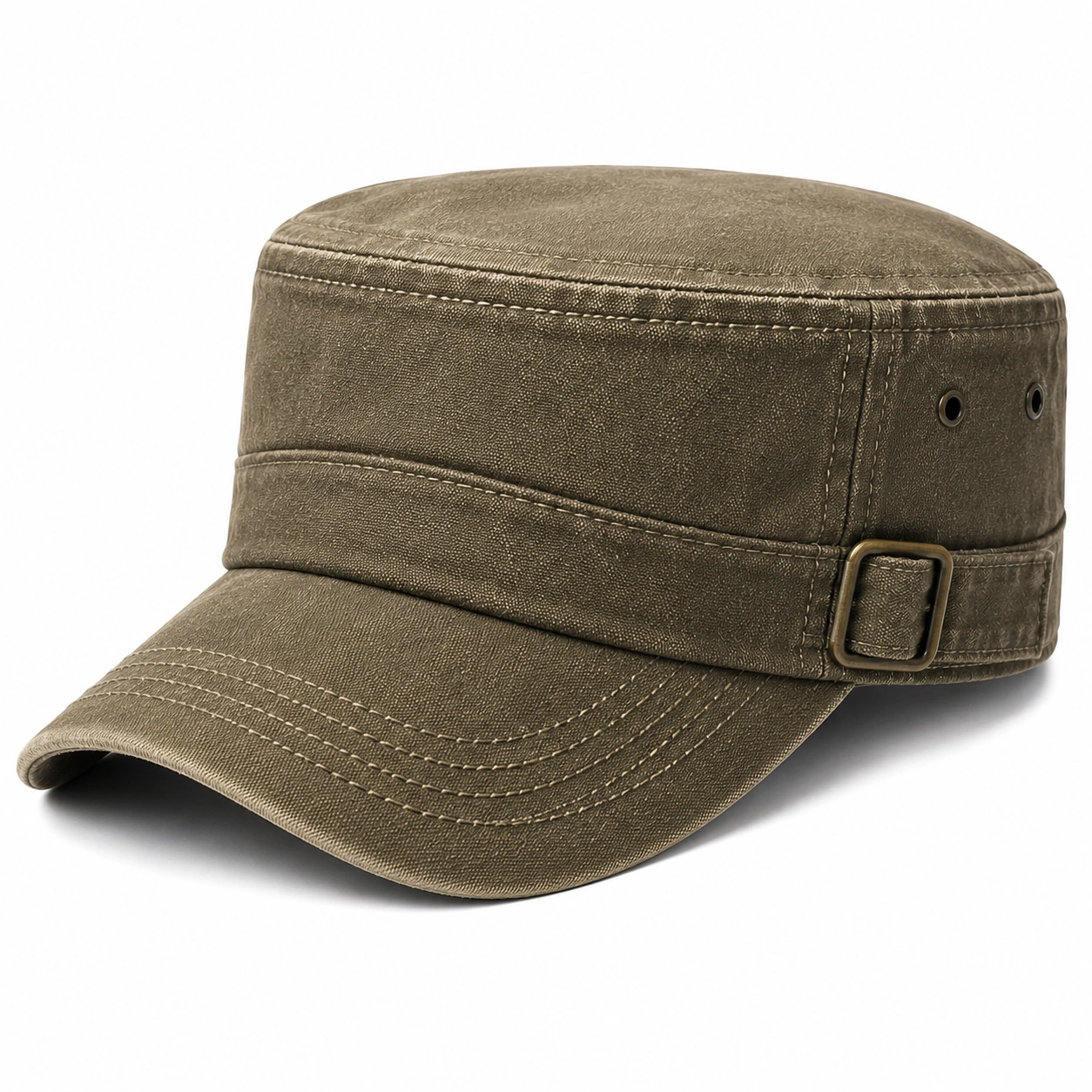 Casquette militaire réglable kaki-cozyverix
