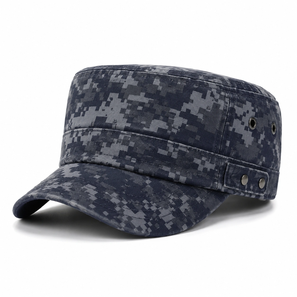 Casquette Camo Pixel Bleu Réglable-cozyverix