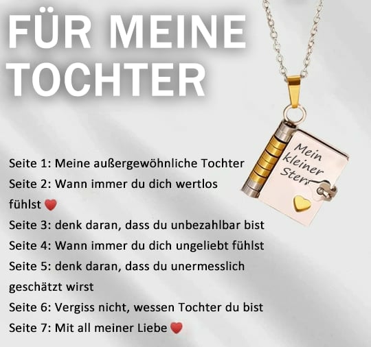 🎁2 kaufen, 1 gratis💗 Mein kleiner Sternenbuch-Anhänger für die Liebsten | Zeitloses Geschenk der Liebe an die Familie
