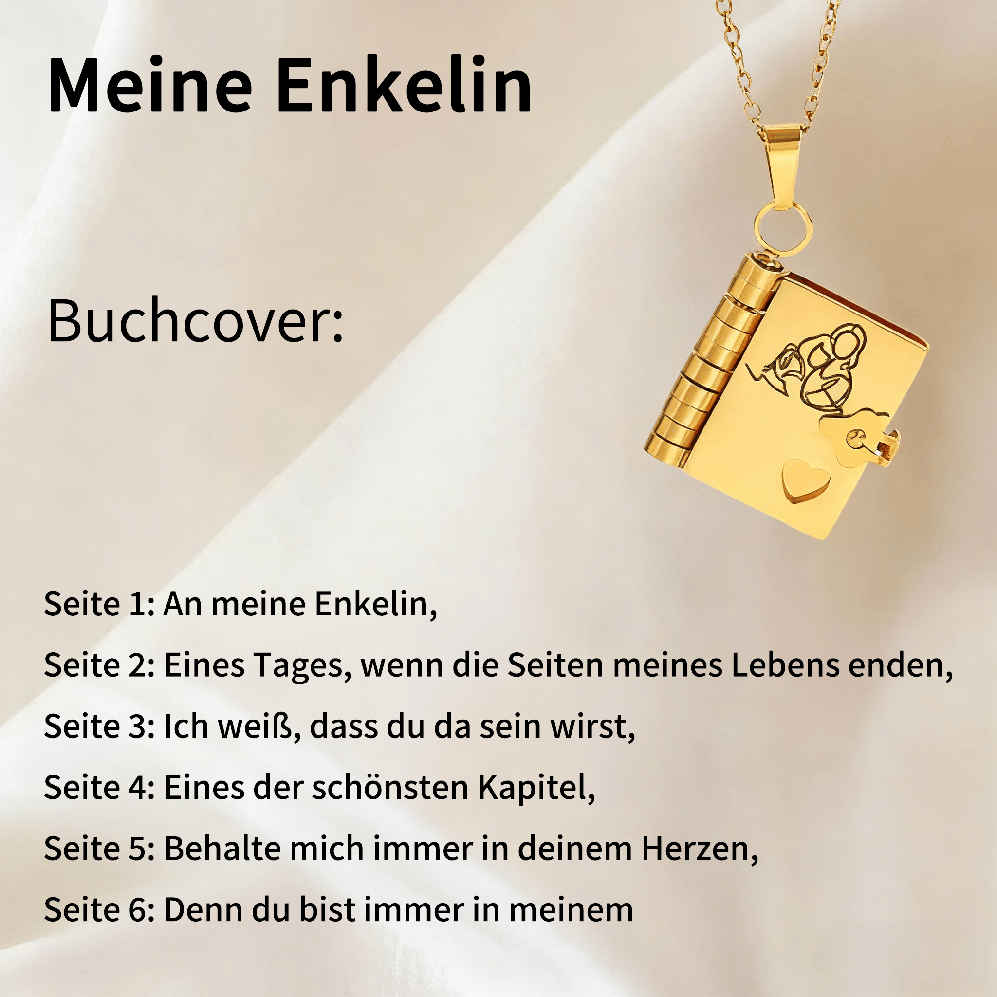 🎁2 kaufen, 1 gratis💗 Mein kleiner Sternenbuch-Anhänger für die Liebsten | Zeitloses Geschenk der Liebe an die Familie