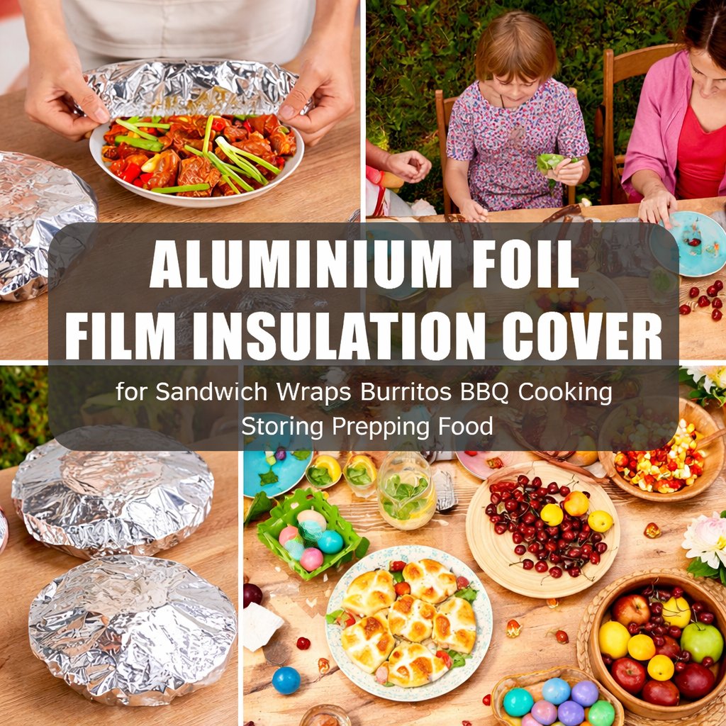 🔥Aluminum Foil Heat Shield Covers – No Plastic 🥘
