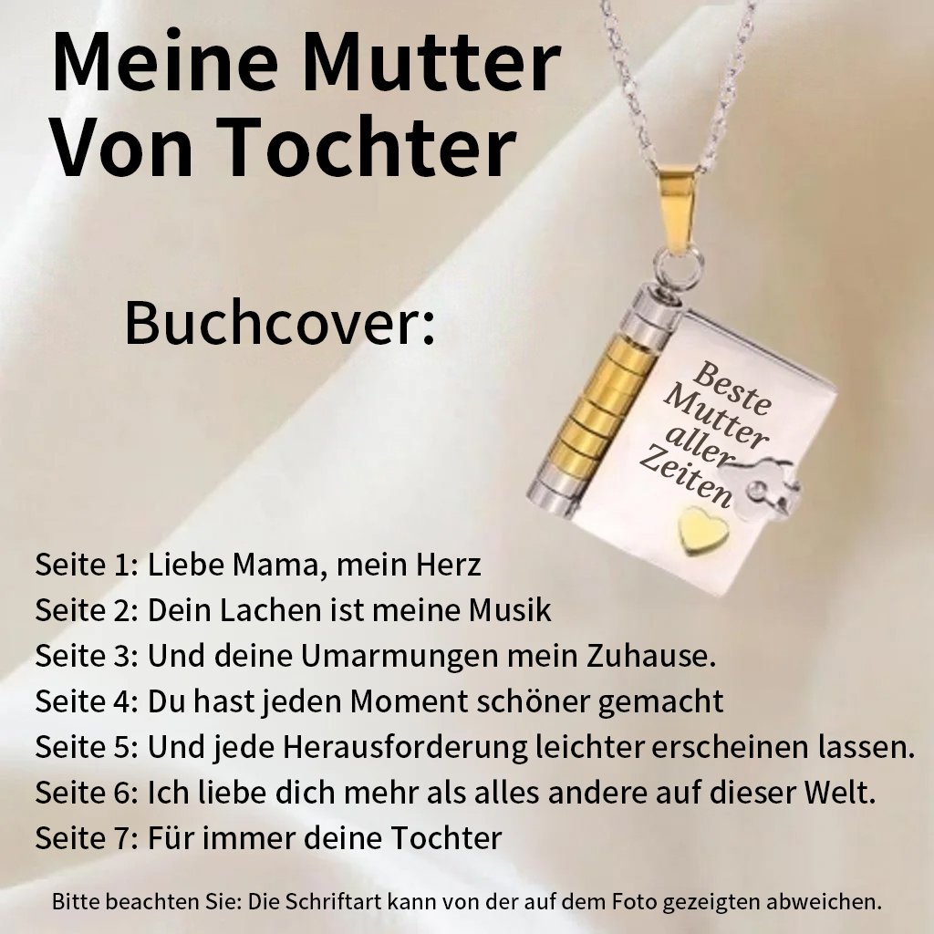 🎁2 kaufen, 1 gratis💗 Mein kleiner Sternenbuch-Anhänger für die Liebsten | Zeitloses Geschenk der Liebe an die Familie