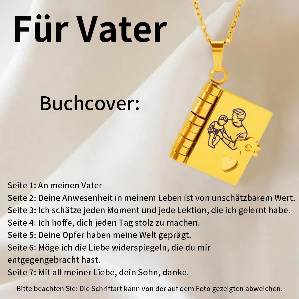 🎁2 kaufen, 1 gratis💗 Mein kleiner Sternenbuch-Anhänger für die Liebsten | Zeitloses Geschenk der Liebe an die Familie
