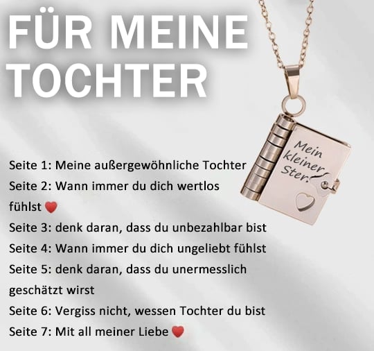 🎁2 kaufen, 1 gratis💗 Mein kleiner Sternenbuch-Anhänger für die Liebsten | Zeitloses Geschenk der Liebe an die Familie