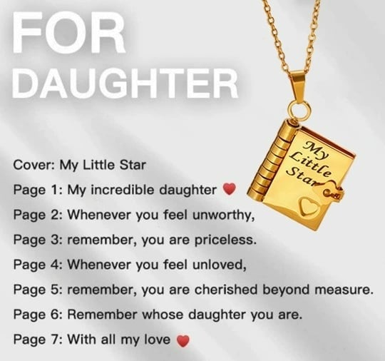 🎁2 kaufen, 1 gratis💗 Mein kleiner Sternenbuch-Anhänger für die Liebsten | Zeitloses Geschenk der Liebe an die Familie