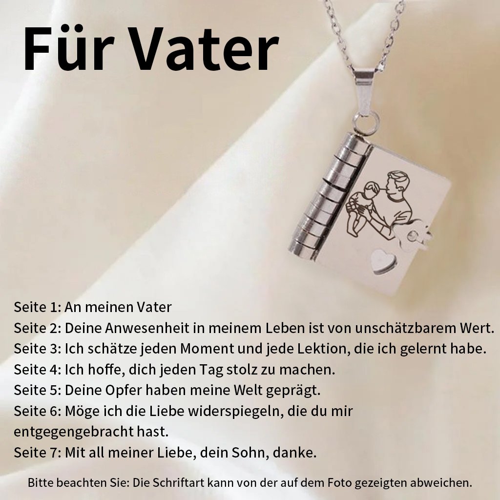 🎁2 kaufen, 1 gratis💗 Mein kleiner Sternenbuch-Anhänger für die Liebsten | Zeitloses Geschenk der Liebe an die Familie
