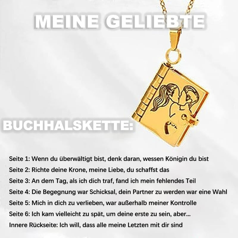 🎁2 kaufen, 1 gratis💗 Mein kleiner Sternenbuch-Anhänger für die Liebsten | Zeitloses Geschenk der Liebe an die Familie