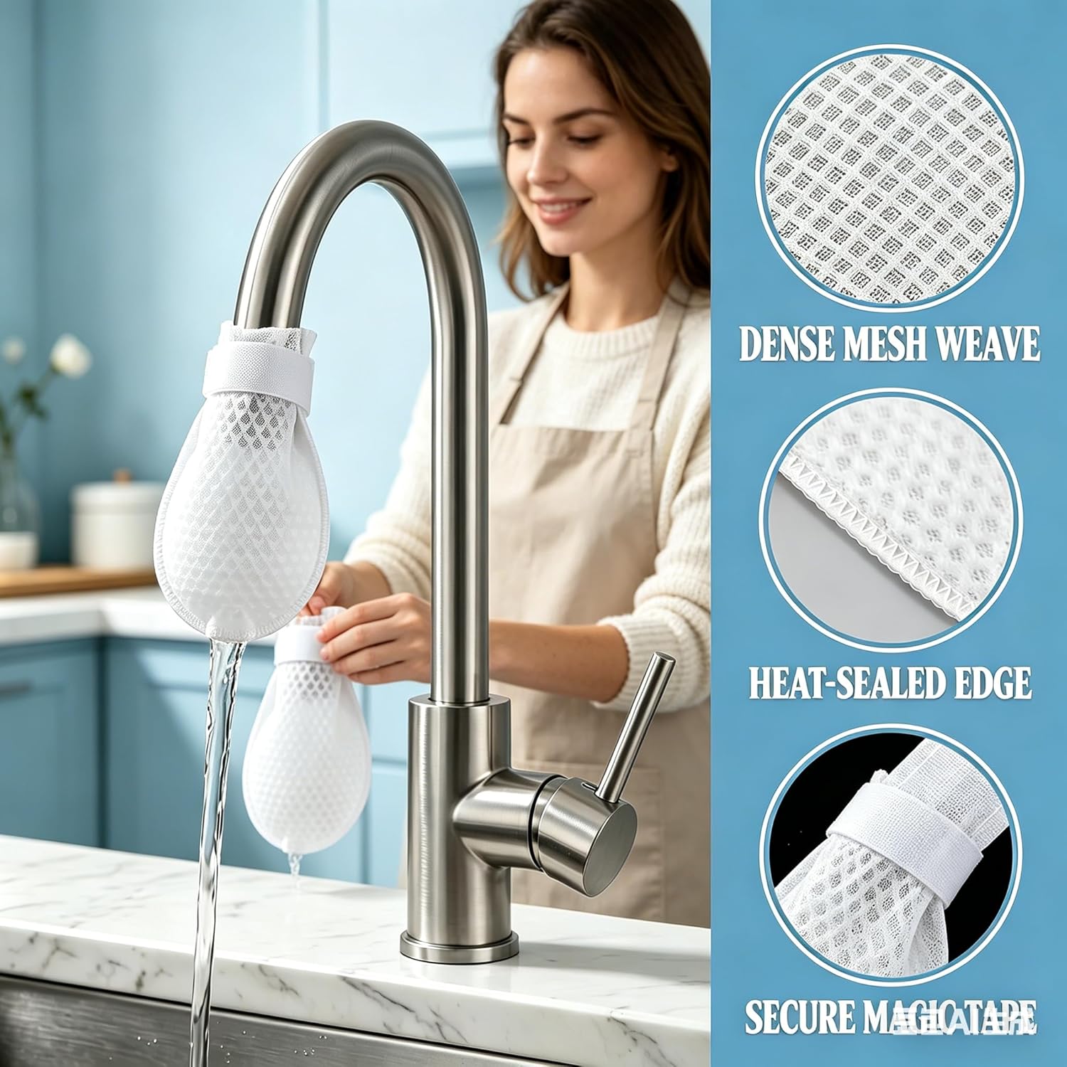 1000 Mesh Faucet Filter Cotton Bags