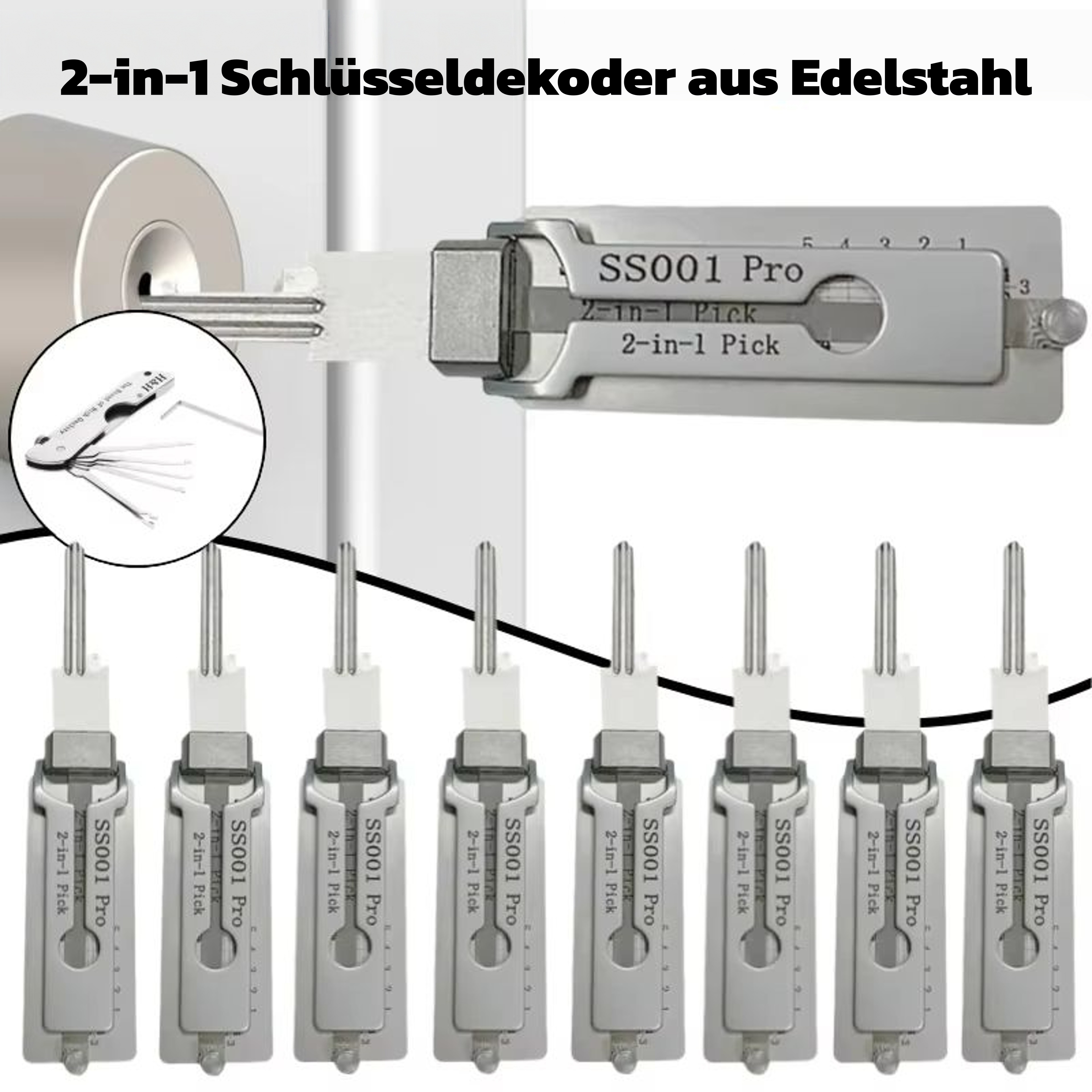 🔥Heißer Verkauf 70% RABATT🔧Hauptschlüssel-Decoder aus Edelstahl
