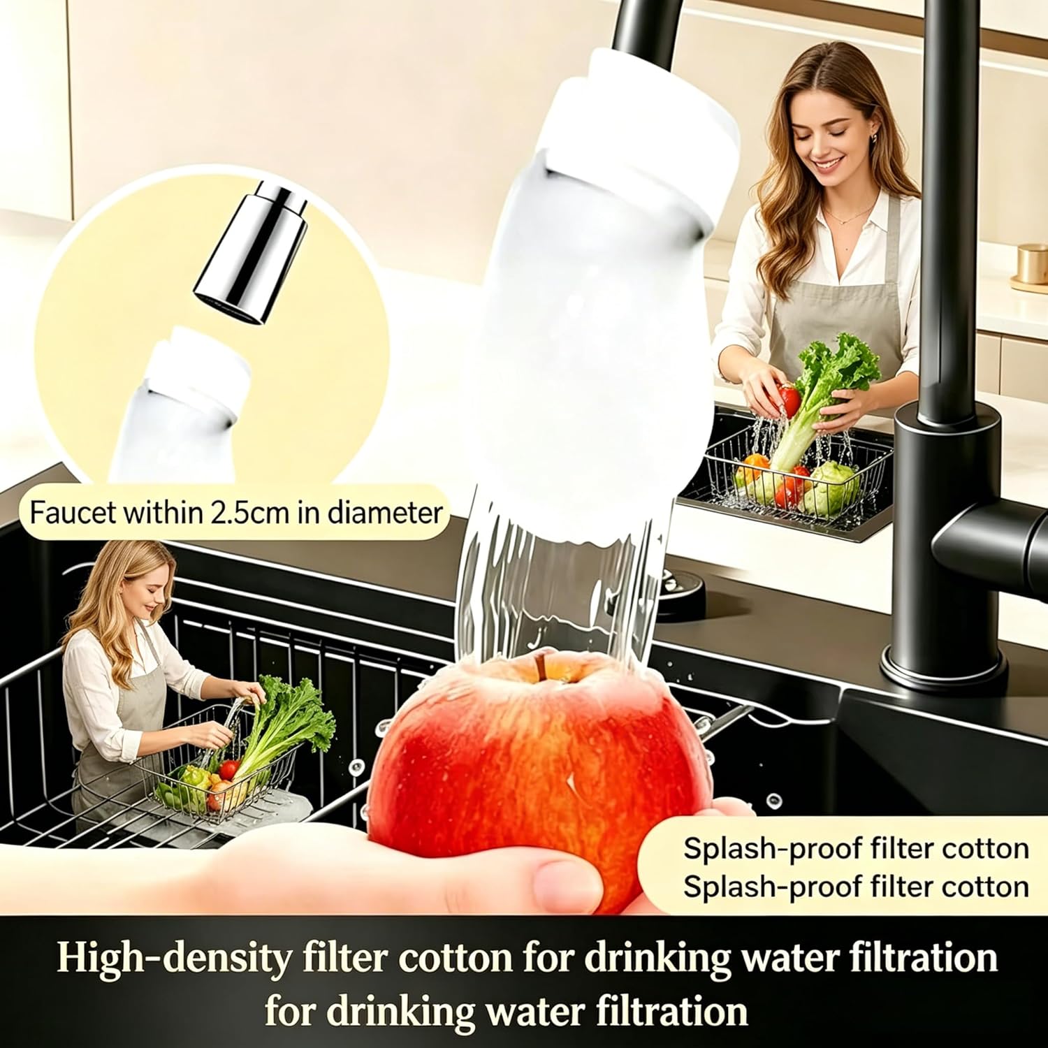 1000 Mesh Faucet Filter Cotton Bags