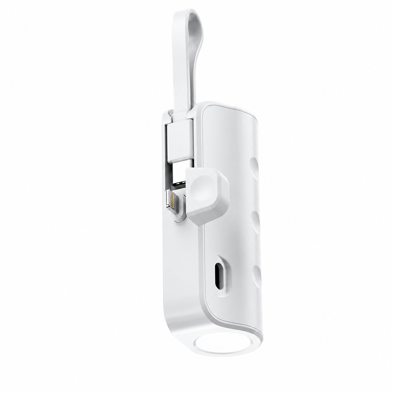 Mini Capsule Power Bank – Compact Portable Charger with USB-C Fast Charging