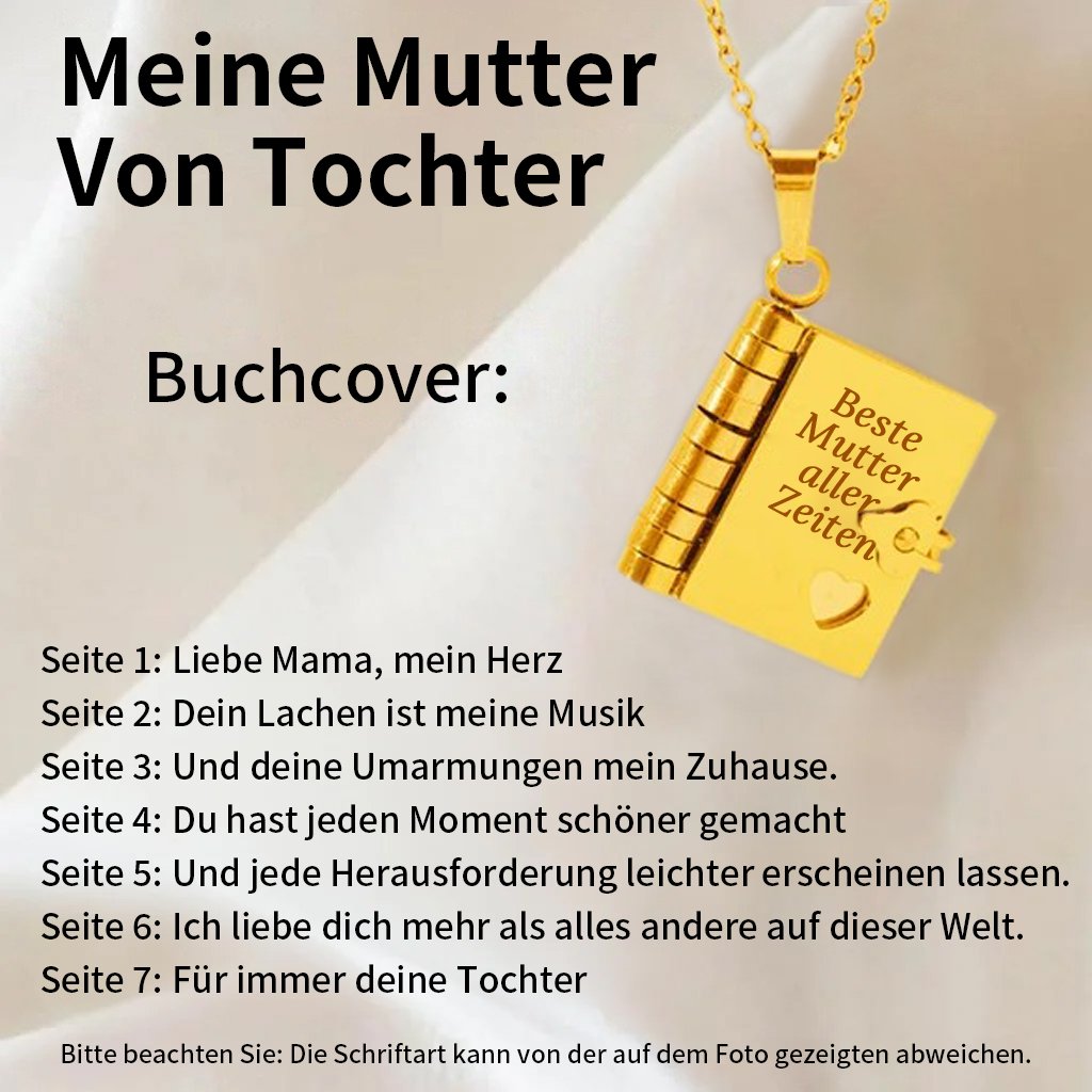 🎁2 kaufen, 1 gratis💗 Mein kleiner Sternenbuch-Anhänger für die Liebsten | Zeitloses Geschenk der Liebe an die Familie