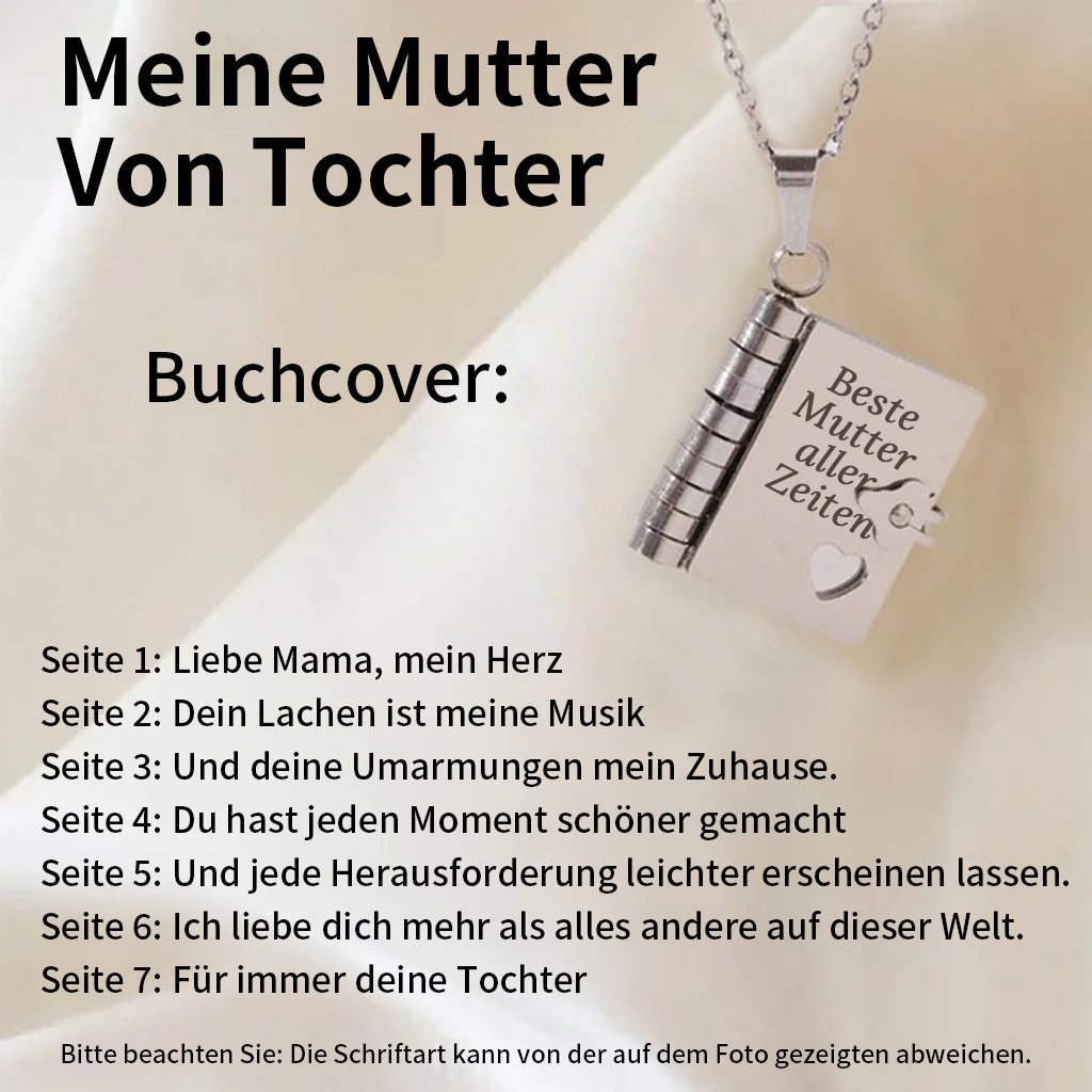 🎁2 kaufen, 1 gratis💗 Mein kleiner Sternenbuch-Anhänger für die Liebsten | Zeitloses Geschenk der Liebe an die Familie