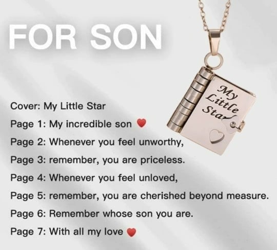 🎁2 kaufen, 1 gratis💗 Mein kleiner Sternenbuch-Anhänger für die Liebsten | Zeitloses Geschenk der Liebe an die Familie