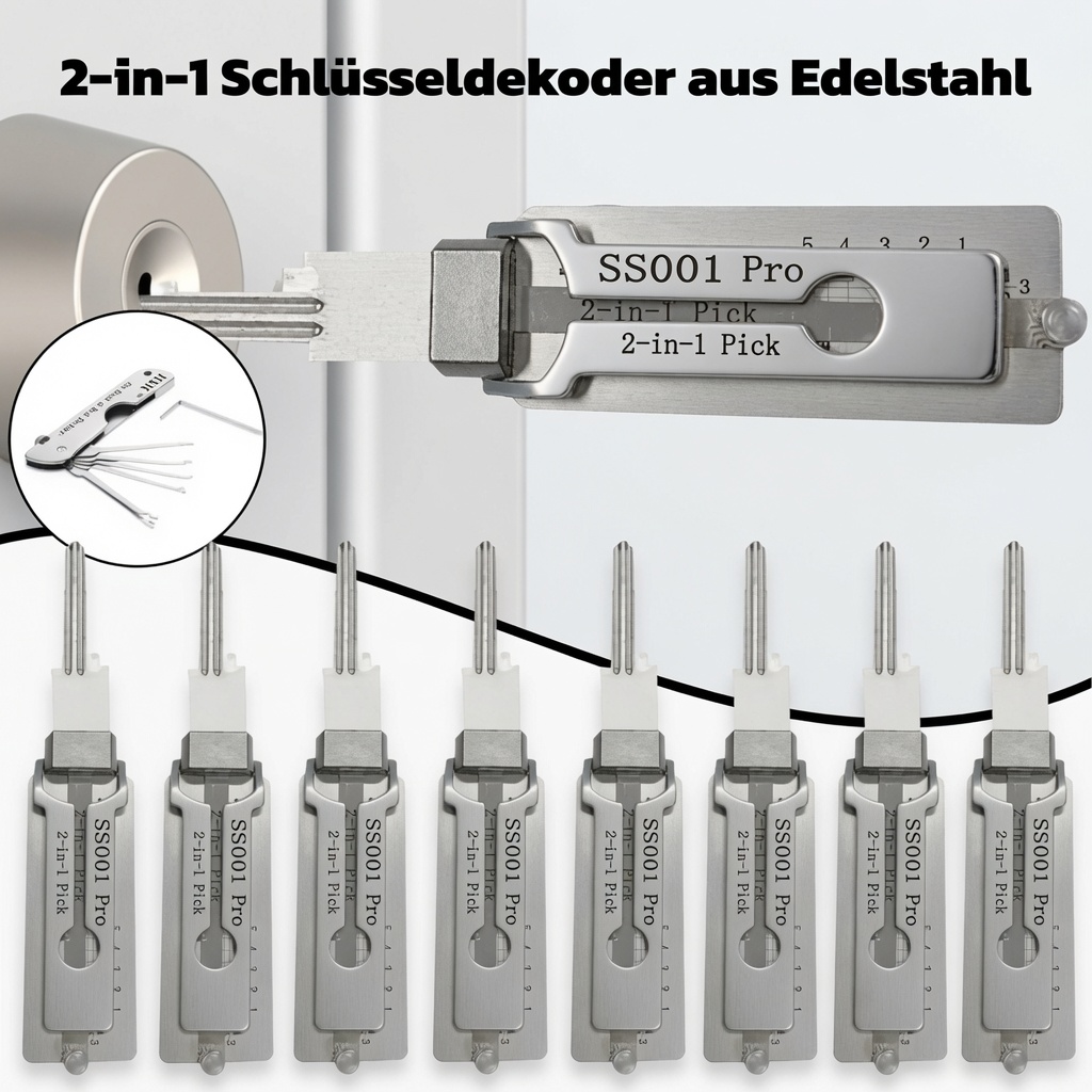 🔥Heißer Verkauf70% RABATT🔧Hauptschlüssel-Decoder aus Edelstahl
