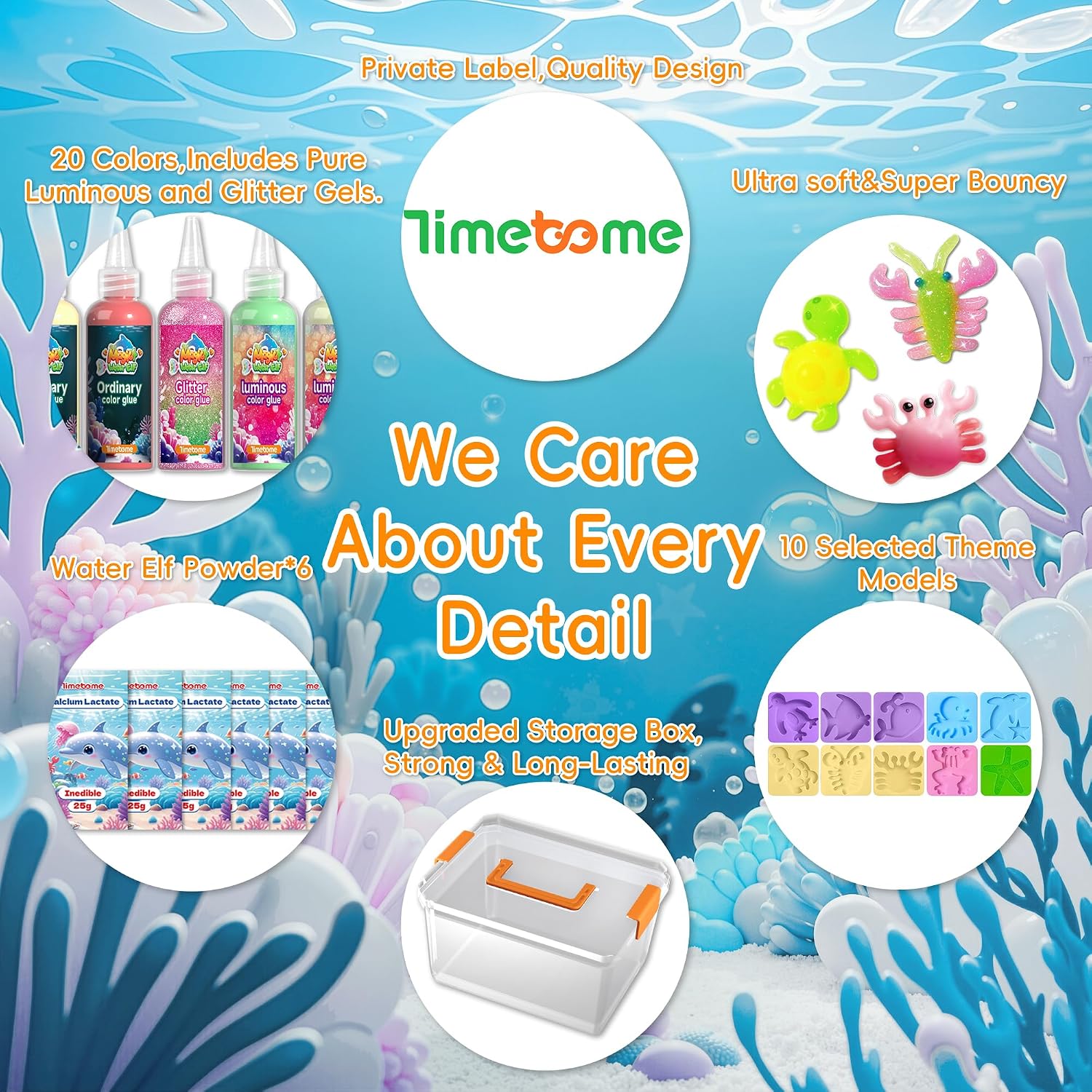 Timetome DIY Squishy Maker Kit for Kids Ages 3+ - image 6