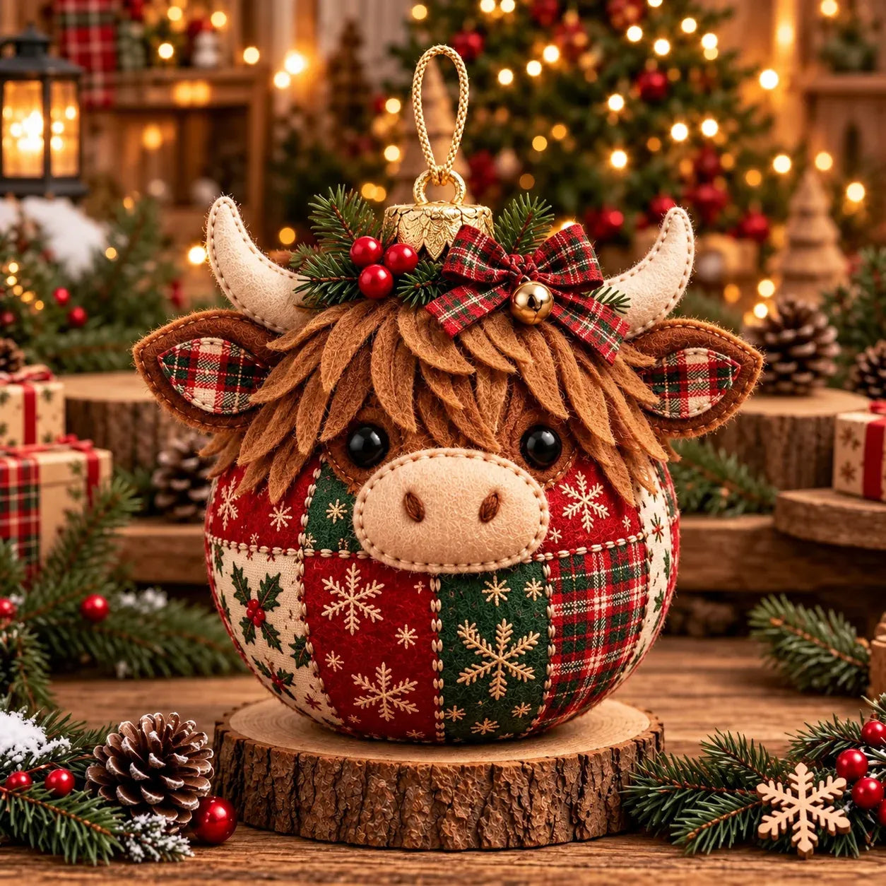 🎄Beginner-Friendly Cozy Patchwork Christmas Ornament Collection | 8 Festive Character Designs for Trees, Wreaths & Holiday Gifts ✨ - image 20