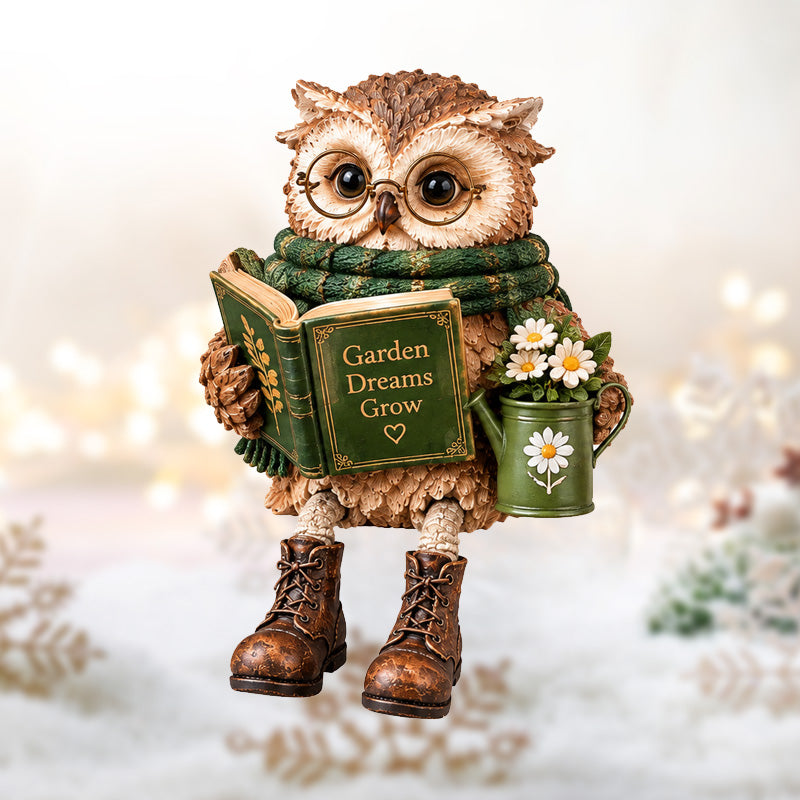 🦉Heartwarming Reading Owl Figurine✨ - image 10