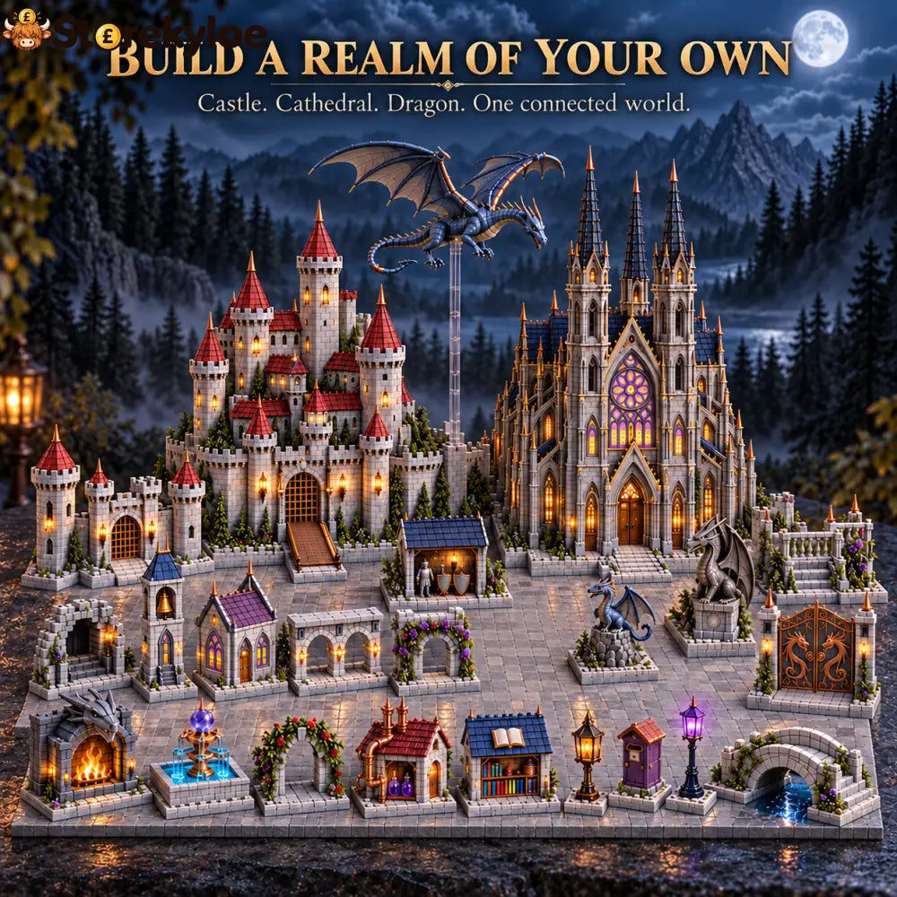24-day Medieval Magic Dragon Castle Cathedral Advent Calendar - image 4