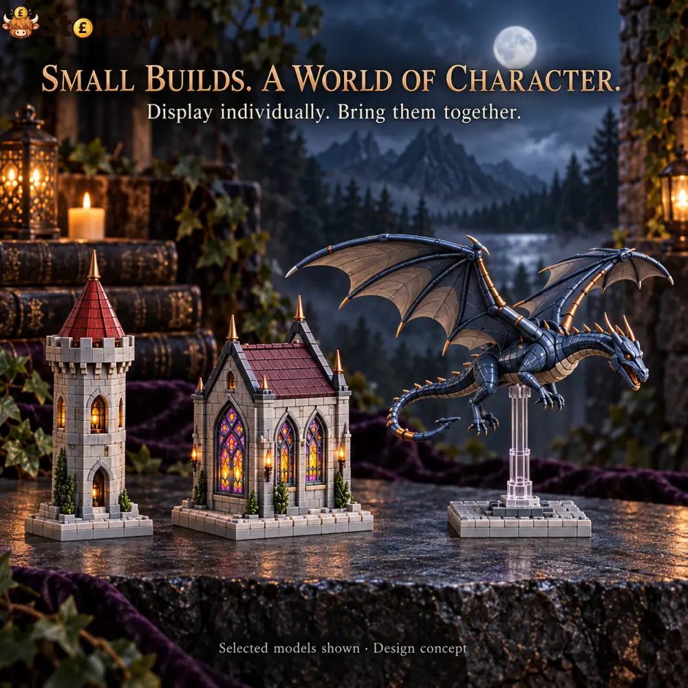 24-day Medieval Magic Dragon Castle Cathedral Advent Calendar - image 3