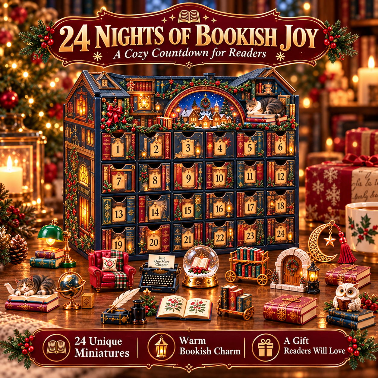 24 Nights of Bookish Joy — A Cozy Countdown for Readers - image 1