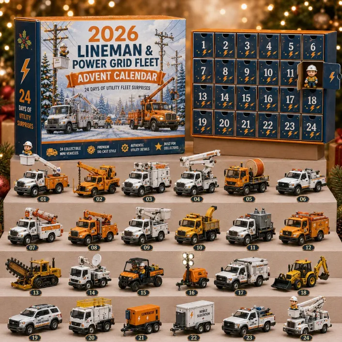 🚜Build the Fleet Collection 24-Day Vehicle Advent Calendar Series